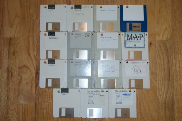 apple floppies in teh mix